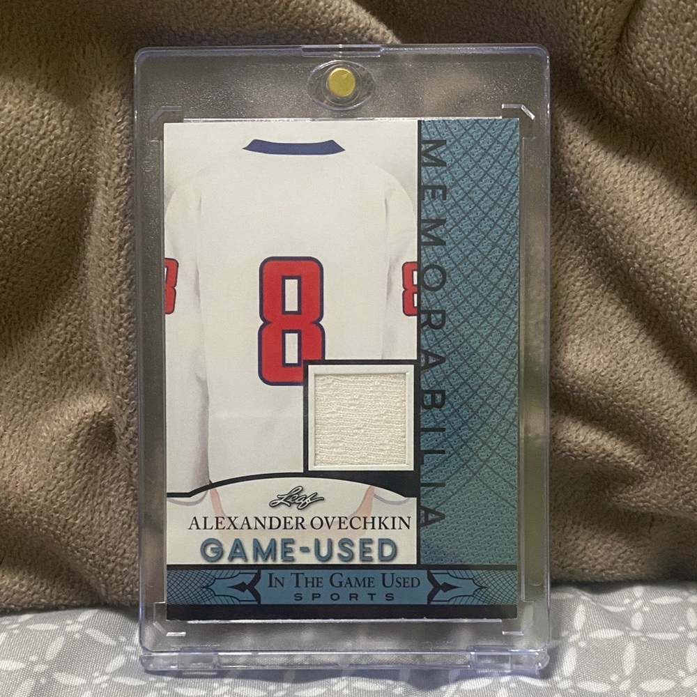2024 Leaf Alexander Ovechkin Authentic Game Used Patch Card!!